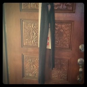 Black winter scarf